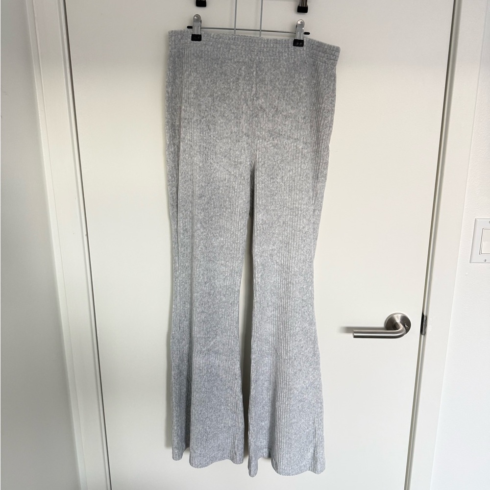 Aerie Ribbed Bell Bottom Flared Pants